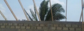 Trusses for the new church.